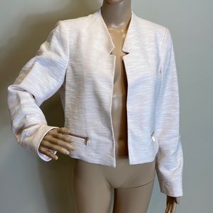 Calvin Klein cropped blazer jacket, size 12P.